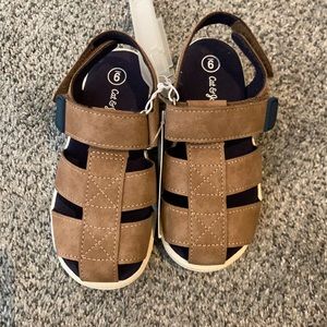 Toddler Boys’ Cat & Jack Brown Sandals NWT